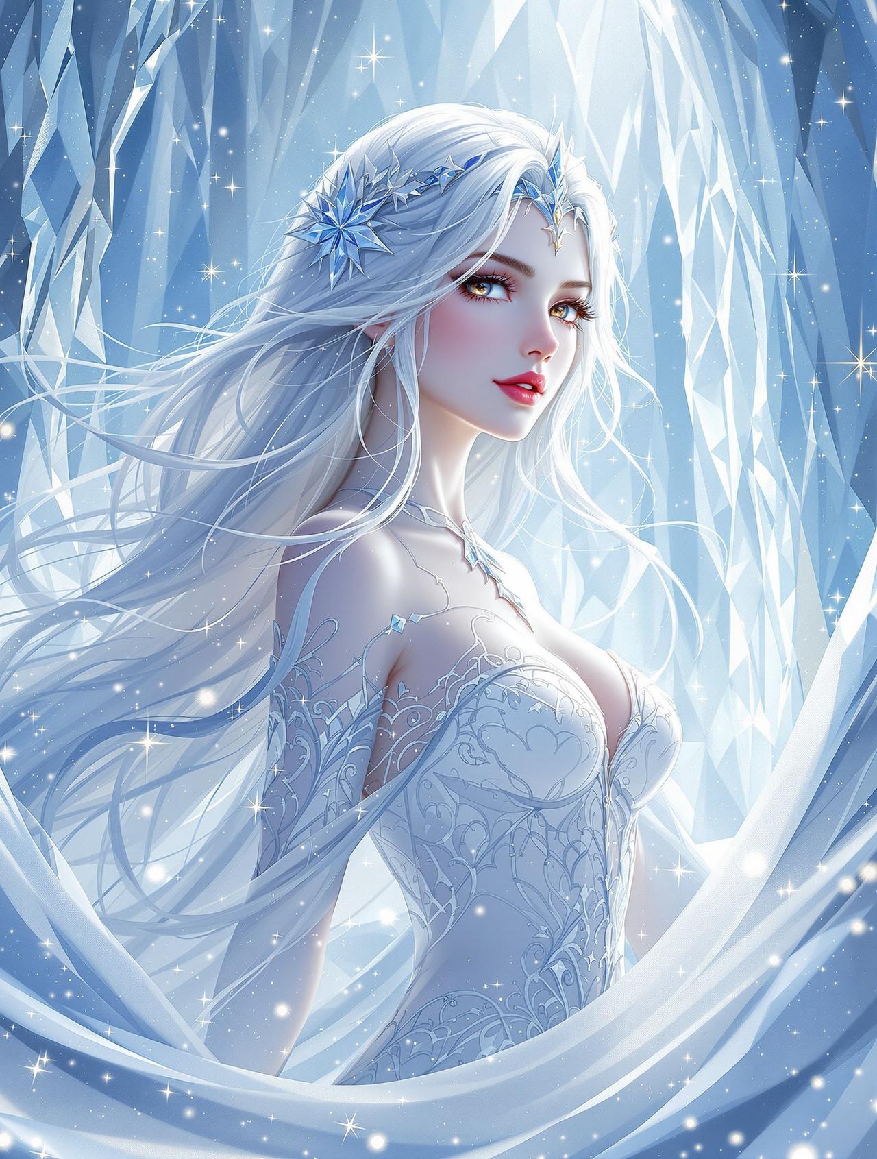 漫剧专区《雪族霜华》海报 - 奇幻、古装题材短剧